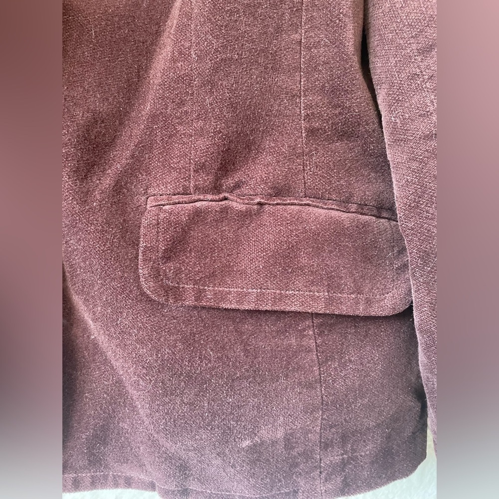 Jones New York brown fully lined corduroy blazer/suit jacket,single breasted;XL - Picture 2 of 8